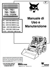 LIBRETTO MANUALE USO E MANUTENZIONE OPERATORE BOBCAT 753-763-773 IN ITALIANO CD