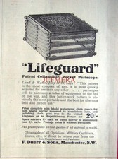 DUERR 'Lifeguard' WW1 Trench Periscope ADVERT #1 - Small 1915 Print