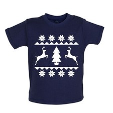 Natale Stitch Design - Bambino T-Shirt / Body - Natale Motivo Love Babbo Natale
