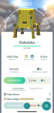 Shiny Stakataka P T C GO Leggi