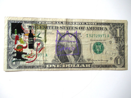 Basquiat banconota da - a),