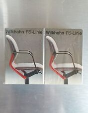 1980/90 4x Matchbox Wilkhahn linea FS design fiammiferi sedia arredo anni 80