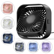 MINI VENTILATORE PORTATILE USB 3 VELOCITÀ DA TAVOLO POTENTE PER PC NOTEBOOK 360°