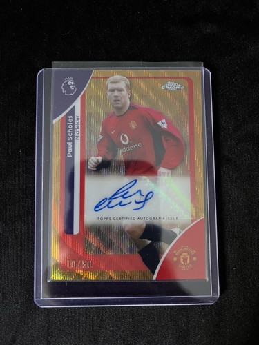 Paul scholes topps chrome - topps,