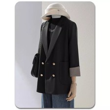 Giacca Nera Elegante Con