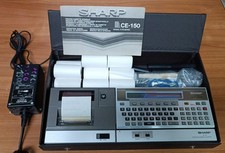 Sharp PC-150 Poket Computer + CE-150 stampante vintage