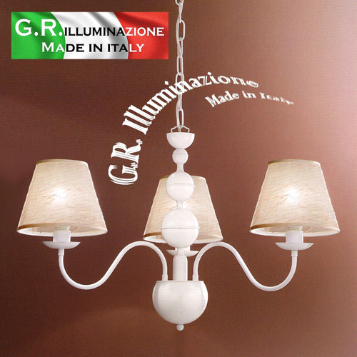 Lampadario ferro battuto - in,