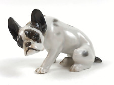 Französische Bulldogge Hund Rosenthal Entwurf Fritz Diller Höhe 5 cm