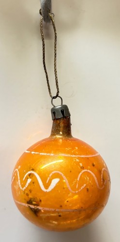 Pallina vintage vetro albero - pallina,