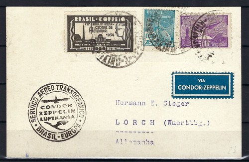 Zeppelinpost 1931 rio - zeppelinpost, de