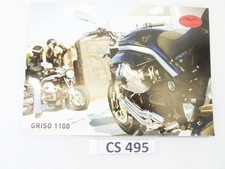 Depliant Brochure Guzzi Griso 1100 dim 30 x 21 cm materiale commerciale NUOVO...