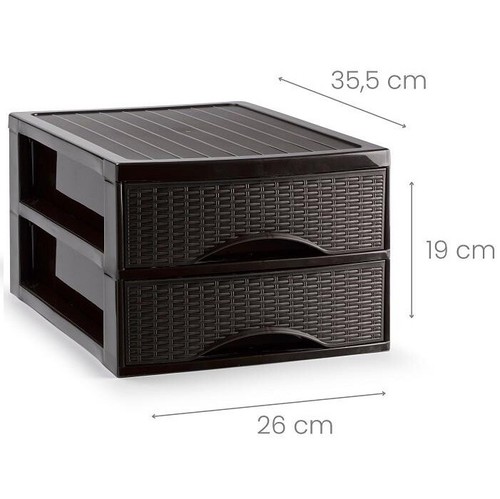 Cassettiera organizer effetto - organizer,
