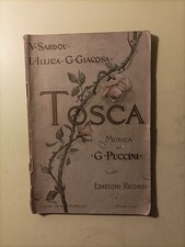 tosca puccini edizione ricordi