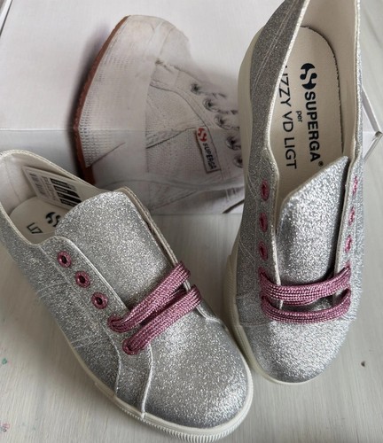 Superga grey silver sneakers - silver,
