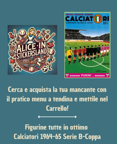 Panini calciatori 1964/65