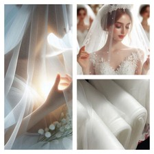 Tessuto velo tulle illusione