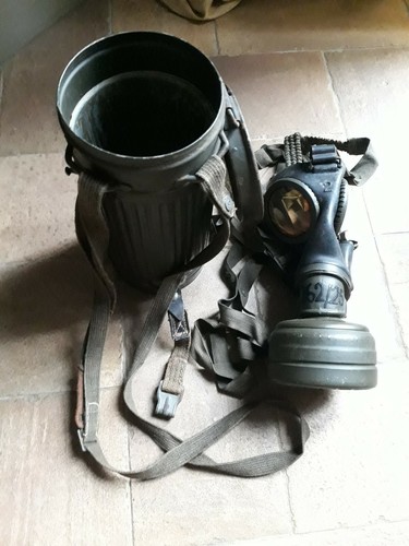 Maschera antigas tedesca ww2 - maschera,