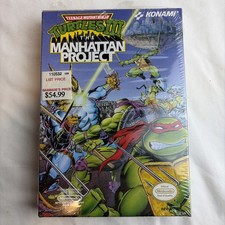 NINTENDO Teenage Mutant Ninja Turtles III 3 The Manhattan Project BOX NES come nuovo