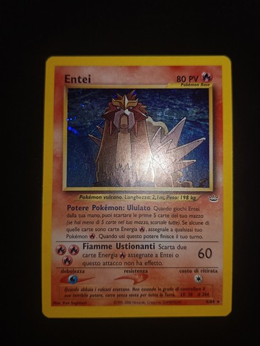 Pokemon entei holo neo - pokemon,