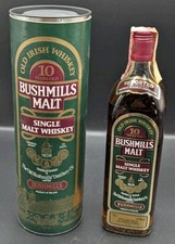 WHISKY BUSHMILLS 10 YEARS SINGLE MALT IRELAND Vintage Anni 80 Ottime Condizioni 
