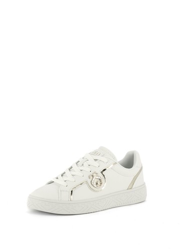 Sneakers stringate donna oro