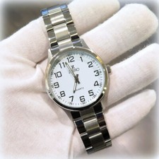 Orologio uomo quadrante bianco