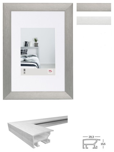 Cornice portafoto alluminio - cornice,