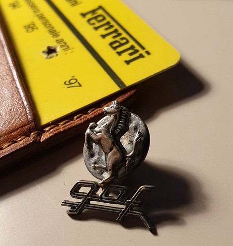 Ferrari spilla argento - spilla,
