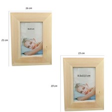 cornice in legno da dipingere portafoto da decoupage incidere con laser pittura