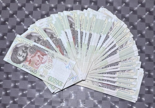 100000 lire caravaggio tipo - lire,