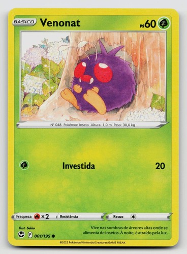 Venonat 001 195 silver - venonat,