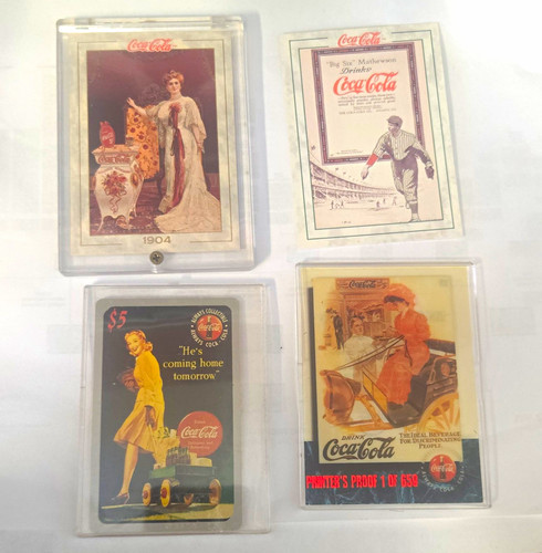 Lotto carte coca cola - , coca-cola,