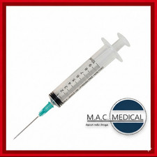 100 Siringhe 10ml con Ago 21G