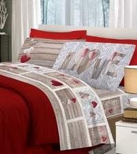 Completo Letto Shabby Love 100% Cotone