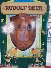 Testa cervo cantante  Natale