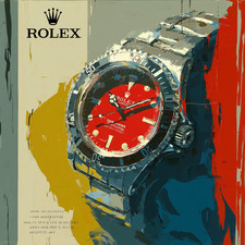 Rolex Watch Pop Art 24x24