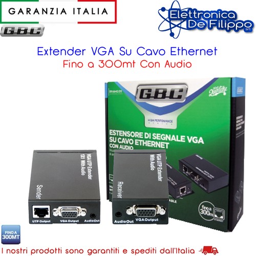 Extender vga cavo ethernet - extender,