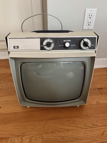 Vintage televisore sharp - tv,