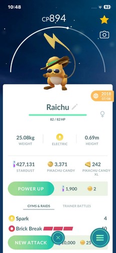 Cappello paglia raichu - cappello,
