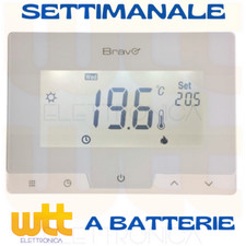 CRONOTERMOSTATO DIGITALE SETTIMANALE PROGRAMMABILE CALDAIA TERMOSTATO RETROILLUM