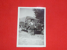 Vecchia foto camion d'epoca Monasteraghi Atene 1942 Grecia