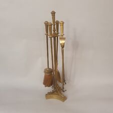 Antico Set Da Camino In Bronzo