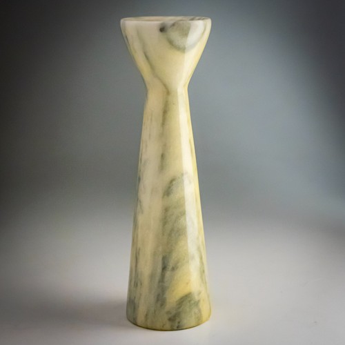 Turned yellow alabaster - alabaster, stone