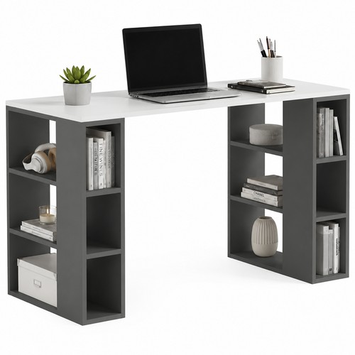 Scrivania libreria ripiani - scrivania,