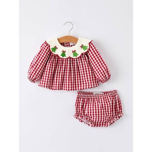 Albero natale gingham - albero, di