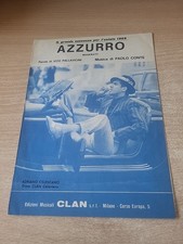SPARTITO MUSICALE : AZZURRO -