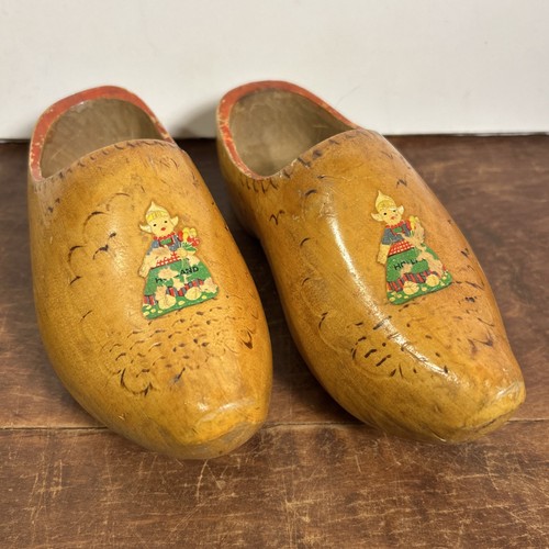 Coppia zoccoli legno - coppia,