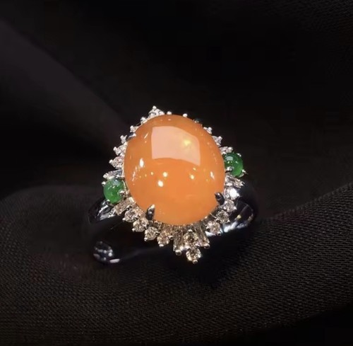 Anello vintage con calcedonio - anello,