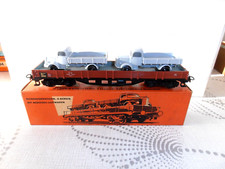MARKLIN HO ART.4515 "STUPENDO CARRO PIANALE 4 ASSI CON CAMION MERCEDES" BOX ORIG
