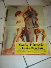 FOTOBUSTA,1957, Abbe Lane TOTO' VITTORIO E LA DOTTORESSA ,DE SICA TOTO',sexy